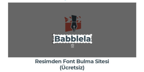 Resimden Font Bulma Sitesi
