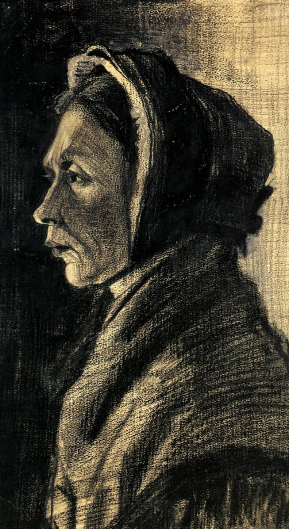 Vincent Van Gogh - Head of a Women