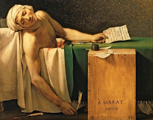 Jacque Louis David - Marat'nın Ölümü