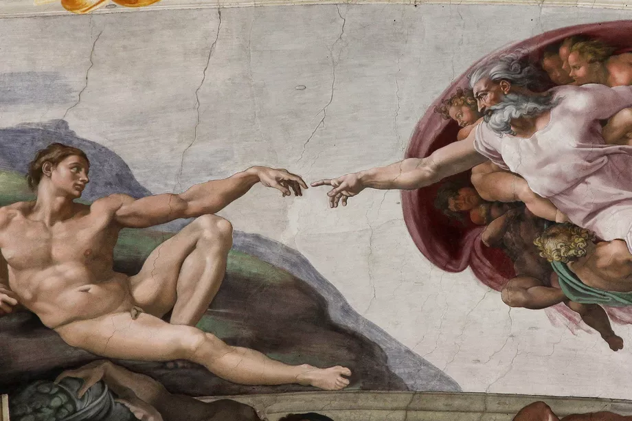 Michelangelo - Adem'in Yaratılışı