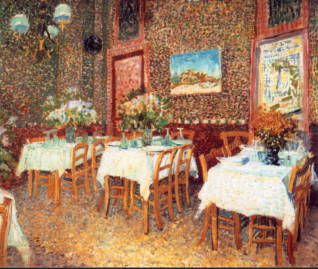 Vincent Van Gogh - Bir Restaurantın İçi