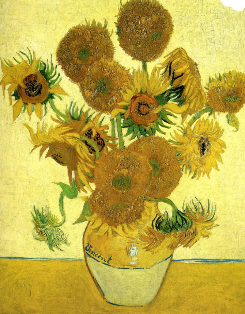 Vincent Van Gogh - Vazoda On Beş Ayçiçeği