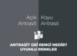 Antrasit Gri Rengi Nedir? Uyumlu Renkleri Nelerdir?